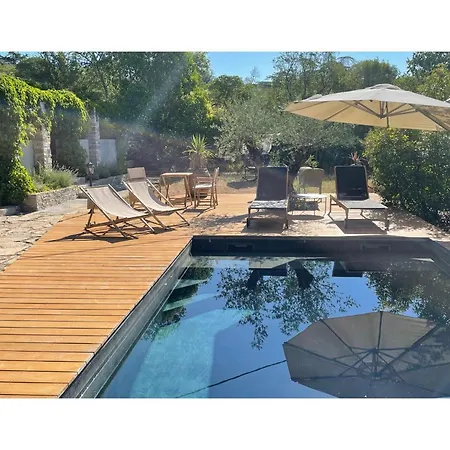 L'amourier En Cévennes, Romantiques Avec Jacuzzi Privatif Ou Baignoire Ronde Terrazzo Bed & Breakfast 4*