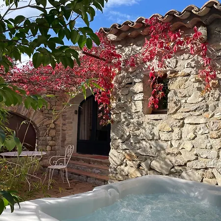 L'amourier En Cevennes, Romantiques Avec Jacuzzi Privatif Ou Baignoire Ronde Terrazzo